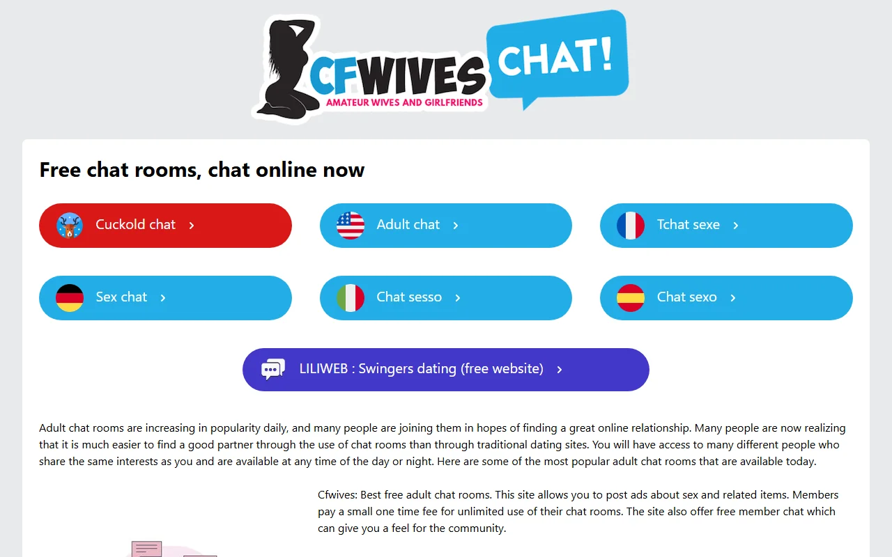 Screenshot of Cfwives